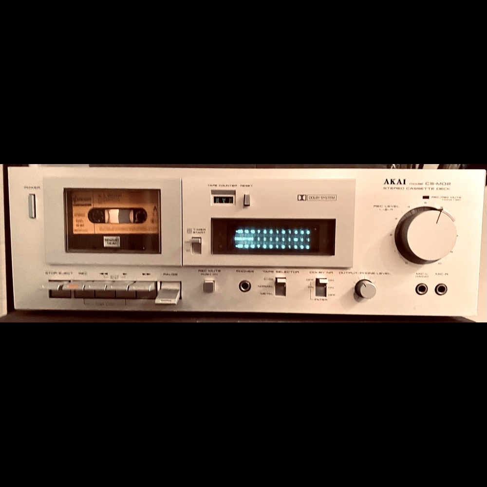 Cassettes Player/Recorders: Vintage AkaI Stereo Cassette Deck: Model CS-MO2